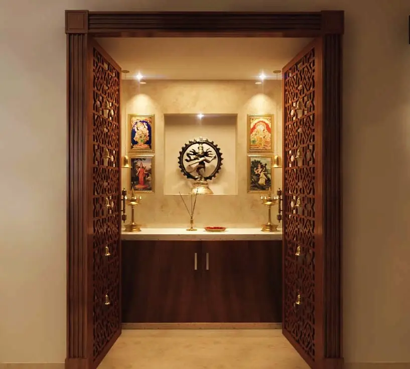 pooja room interior design